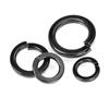 Black Carbon Steel Split Lock Washers - M3 to M52 Sizes