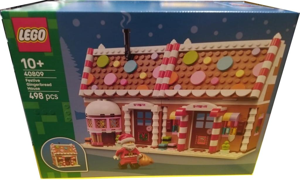 LEGO Christmas Gingerbread House 40809, Toy Blocks for Boys and Girls, Ages 10 and Up, Authentic Japanese Product