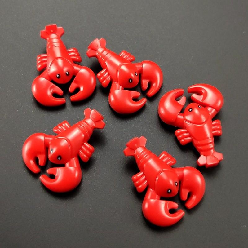 Non-Toxic Moc Sea Seabed Creatures Coral Seaweed Shell Fish Shrimp Crab Aquarium For 31122 Building Blocks Toys For Children Gifts