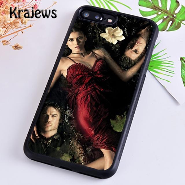 Krajews The Vampire Diaries Phone Case Cover For iPhone 17 Air 16 15 14 Plus 12 13 Pro Max Coque Shell Fundas