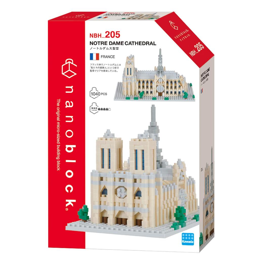 Kawada Nanoblock Notre Dame Cathedral NBH_205