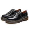 Martin Shoe Hole Low-top Leather Shoes Hurch Hoe Men's and Women's Summer Retro Glossy Leather Shoes