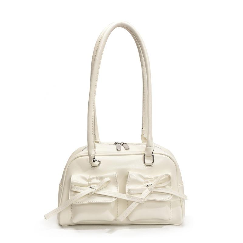 Large-capacity Women's Ballet-style Bow Underarm Bag Versatile Single-shoulder Bag