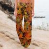 Women's Comfy Pajama Pants Halloween Print Drawstring Wide-leg Pants
