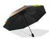 1pc Cat Flowers Automatic Open/Close Umbrella - Compact Travel Umbrella, Gift for Birthdayyy251208144