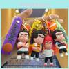 Creative Cartoon Slam Dunk Keychain Charming Rubber Couple Gift Key Accessories