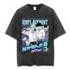 T-shirt Vintage Lavata The Summer Hikaru Died Grafica Anime Hikaru Moda Uomo Donna Harajuku T-shirt in Cotone Casual