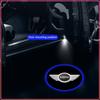 2Pcs Auto LED Door Welcome Projector Lights Wireless Ghost Shadow Step Light For MINI Cooper Fridge One S F56 R57 R58 R60 JCW Countryman Clubman