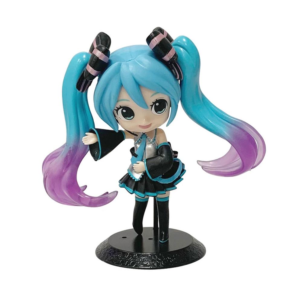 11-20CM Hatsune Miku X Cinnamoroll Figure Anime Collectible Models Decorative Decorations Children Birthday Christmas Kawaii Gif