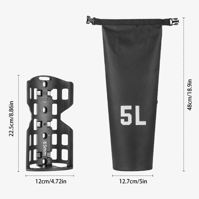 Road Bike Front Fork Bag with Front Bike Rack Waterproofs 5L Bike Panniers Bag for Bike Pack Cycling Tours Enduring