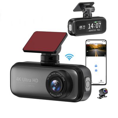 Mini Manufacturer  Dual Lens Wifi Gps Dash Camera Front and Inside Car Black Box 4k Dashboard Camera 4k DashCam