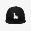 New Era Mlb La Dodgers Cappellino Fitted bLack White 11591149