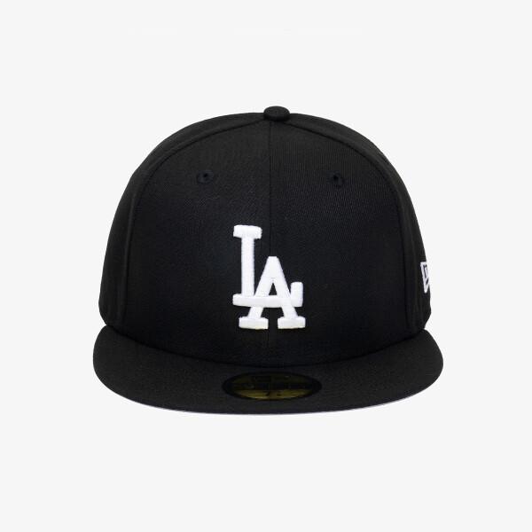 New Era Mlb La Dodgers Cappellino Fitted bLack White 11591149