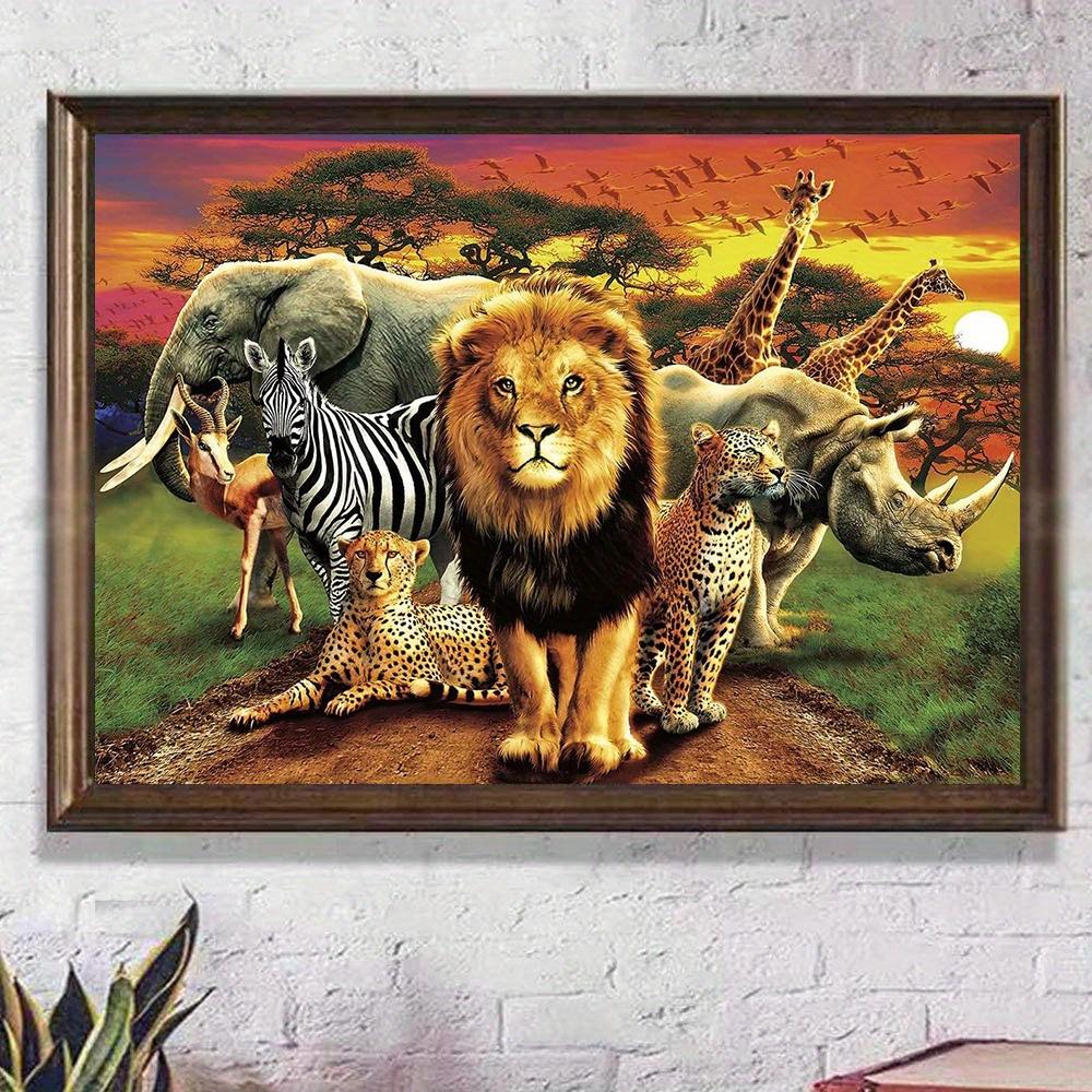 

DIY Алмазная картина Животный мир Набор для вышивки крестом Мозаика Искусство Алмазная картина Полный круг/Квадратный алмаз Украшение дома