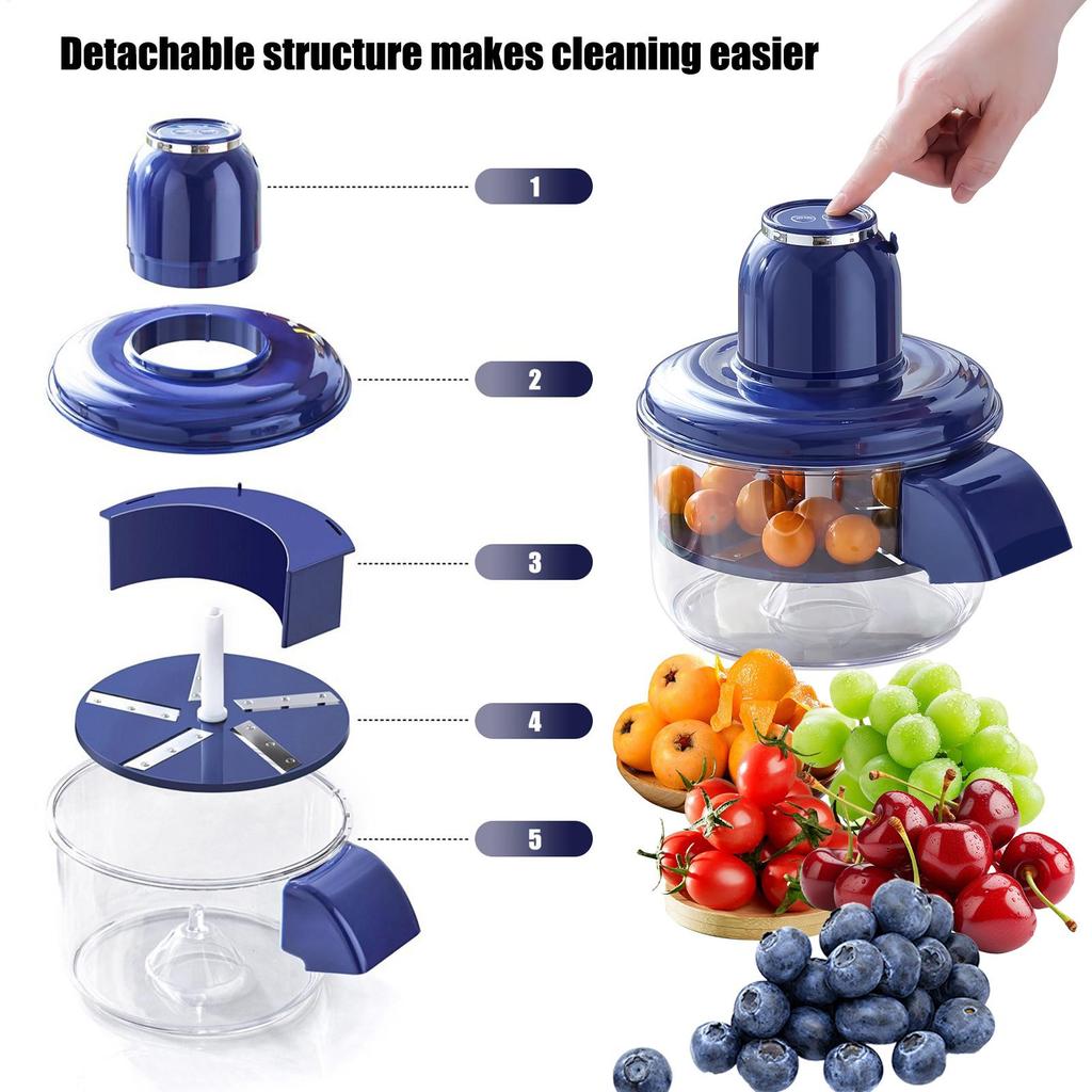 Rechargeable Electric Grape Peeler Machine - Automatic Fruit Skin Remover for Tomato Garlic Blueberries Kitchen Peeling Gadget