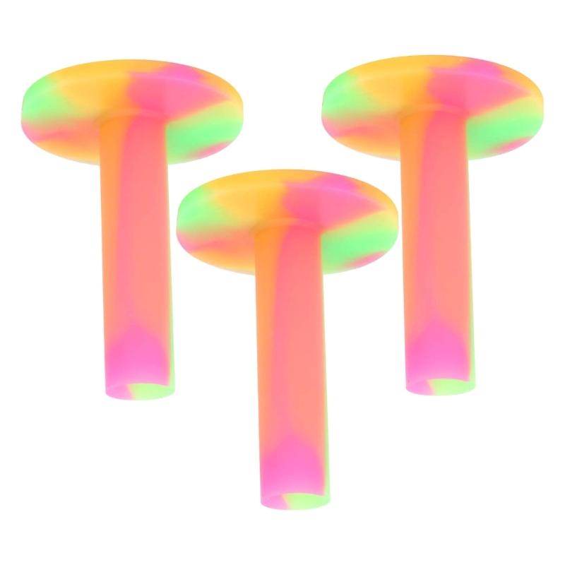 3Pcs Golf Rubber Tees Driving Range Professional Tees Stable Balls Holder Training Driving Range Tees Golf Accessories