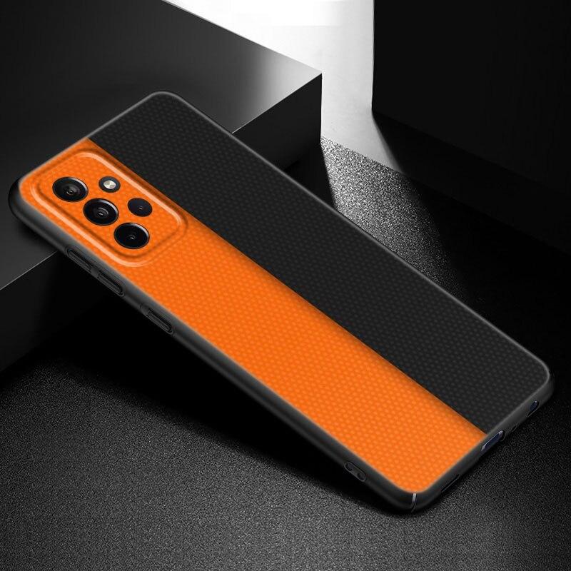 Telefonkasten mit Kohlefasermuster für Samsung Galaxy A21 A30 A50 A52 S A13 A22 A32 A33 A53 A73 5G A11 A12 A31 A51 A70 A71 A72