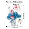 20*30CM Fresh Lotus Bathroom Toilet Seat Sticker Home Decor Room Wall Decal 2026 Christmas
