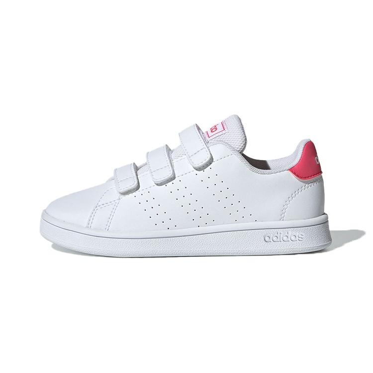 (PS) adidas Advantage  White Pink  Kids  EF0221 EU 34