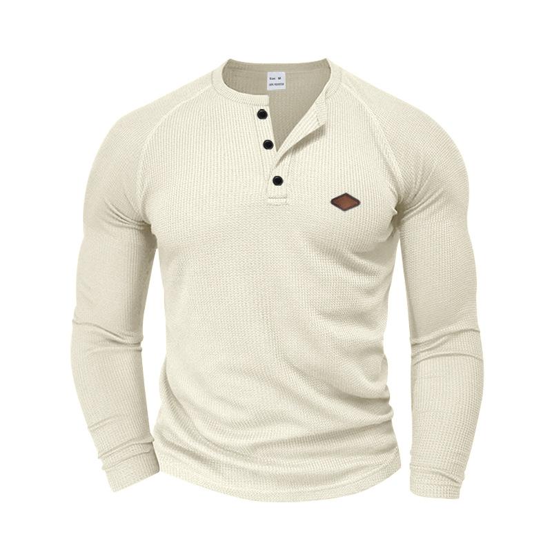 Men's Long Sleeve T-shirt Casual Spring and Autumn Thin Quick Drying T-shirt