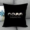 The Big Bang Theory Pillowcase Square Zipper Cotton Linen Pillow Cases Bedroom Home Office Decorative Pillowcase Wjy12.25