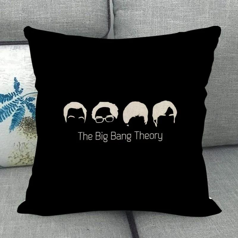 The Big Bang Theory Pillowcase Square Zipper Cotton Linen Pillow Cases Bedroom Home Office Decorative Pillowcase Wjy12.25