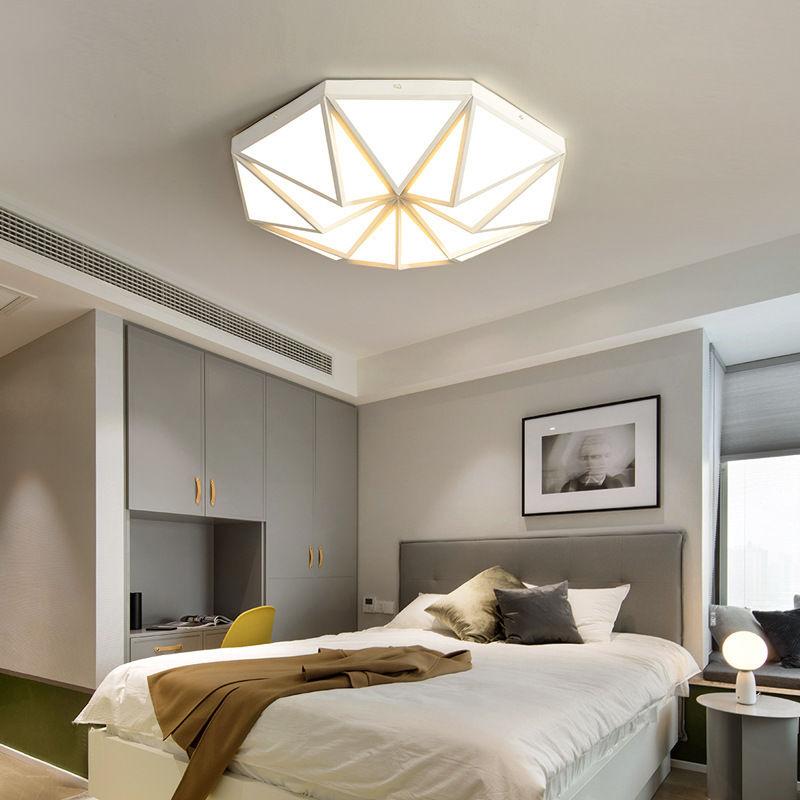 New Nordic Style Living Room, Postmodern, Simple, Creative and Individual Bedroom, Study Ceiling Lamp, Geometric Fixture