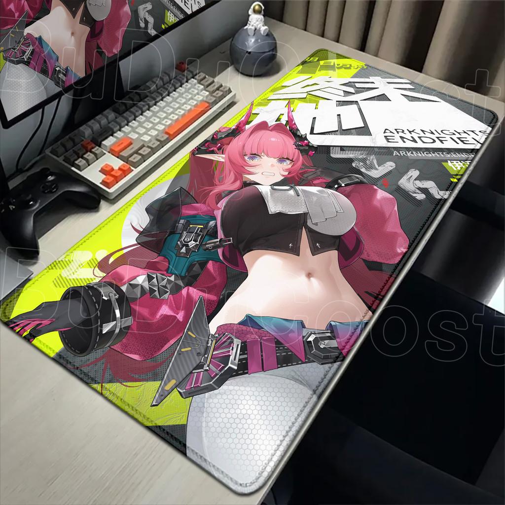 Popular Games Arknights Endfield characters Yvonne XXL MousePad HD Printing Desk Mat desktop protectionpad PC Gaming Accessories