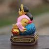 Thailand Women God Figurine Colored Plated Resin Home Putting Collective Wealth Statue