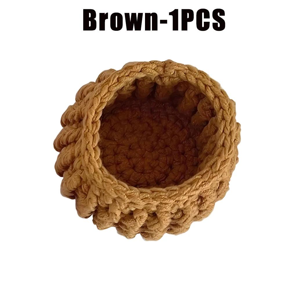 Hand Held Rose Bouquet Coasters Handmade Wool Crochet Cups Transformed Into Creative Birthday Gift Flower Coasters