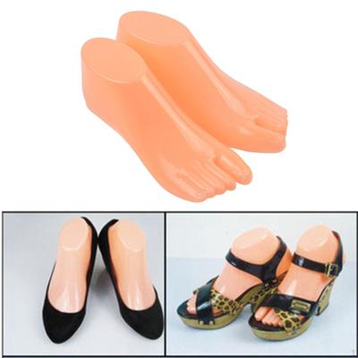 1 Pair Lifesize Mannequin Foot Home DIY Supplies Photography Accessories for Ankle Shoes Chains