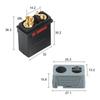 Connector For Outdoor Power Supplies Gold-plated Contact 500V QS8P-L Connector 8 12AWG Compatible PA Nylon Shell