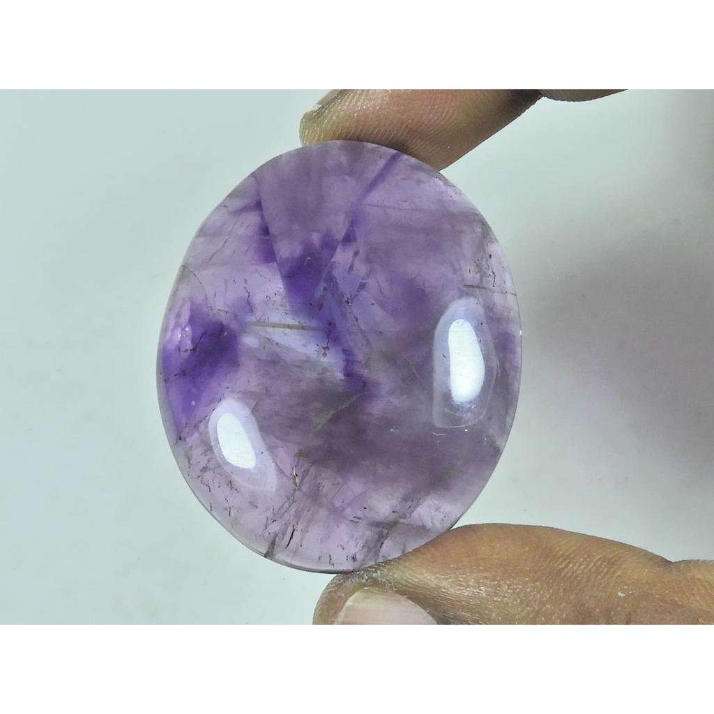 29X42MM Natural Purple Amethyst Oval Shape Cabochon Loose Gemstone 93Cts. G-666
