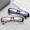 Retro Kleine Quadratische Rahmen Brille Damen Harajuku Japanisch Koreanisch Brillen Klare Lesebrille Blaulichtblockierende Brillen