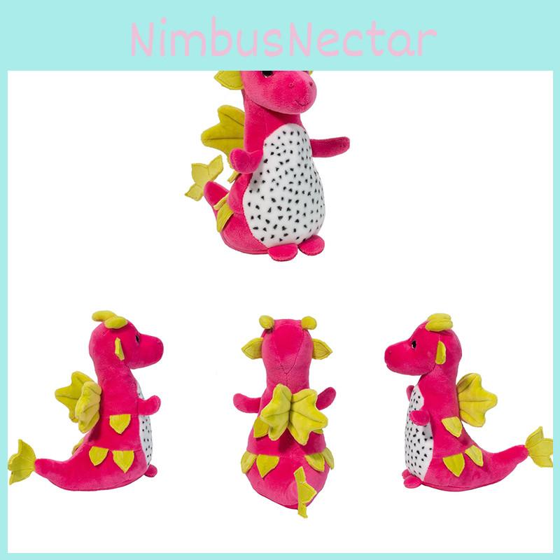 Dragon Fruit Macaroon Pitaya Dinosaur Plush Toy Soft Stuffed Doll For Kids