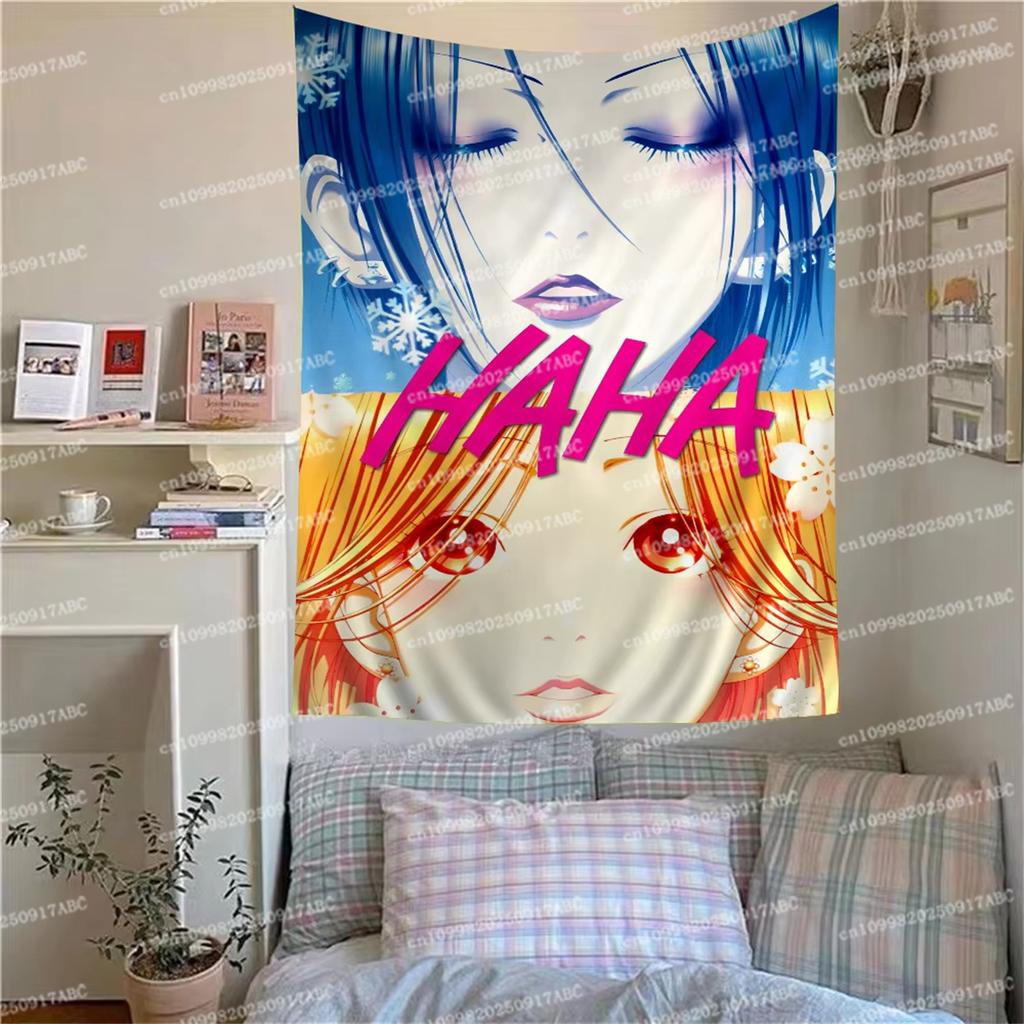 Japanese Classic Anime NANA High School Hippie Wall Hanging Tapestries for Living Room Home Tapestry Home Dorm Kawaii Room