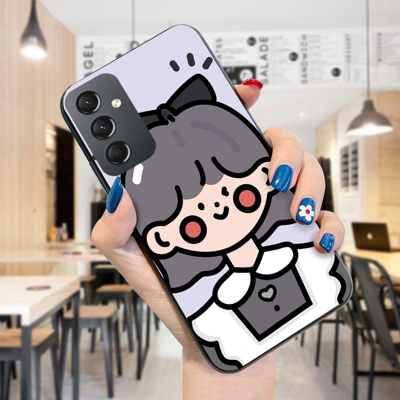 Painted Pattern Phone Case Shockproof Soft Silicone TPU Protective Phone Casing for Samsung Cover