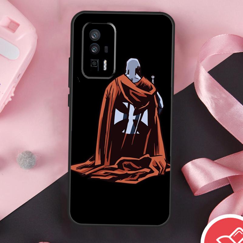 Christian Templar Knights Case For Xiaomi 15 Ultra Mi 13 14 11T 12T 13T 14T Pro POCO X7 Pro X3 X5 X6 F5 F6 F7 Cover