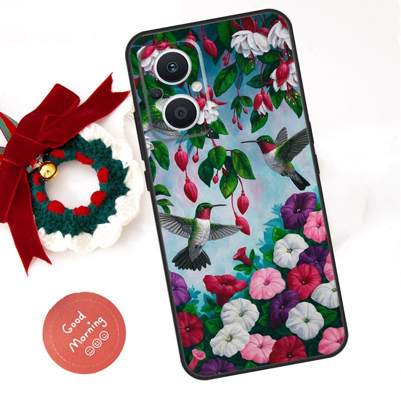 Hummingbird For OPPO Find X5 Lite X6 Pro X2 X3 Neo OPPO Reno 11F 10 11 Pro 4Z 5Z 8T 4 5 6 8 7 Lite Case
