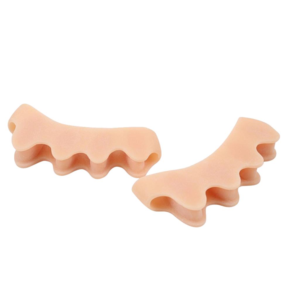 1-5 Paar Silikon Zehenschützer Finger Zehenspreizer Hallux Valgus Korrektur Fußdehner Strecker Schützer Schmerzlinderung Fußpflege