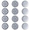 12PCS 2 Ounce/60ml Aluminum Tins Silver Refillable Screw Lid Screw Lid  for Air Freshener Candles