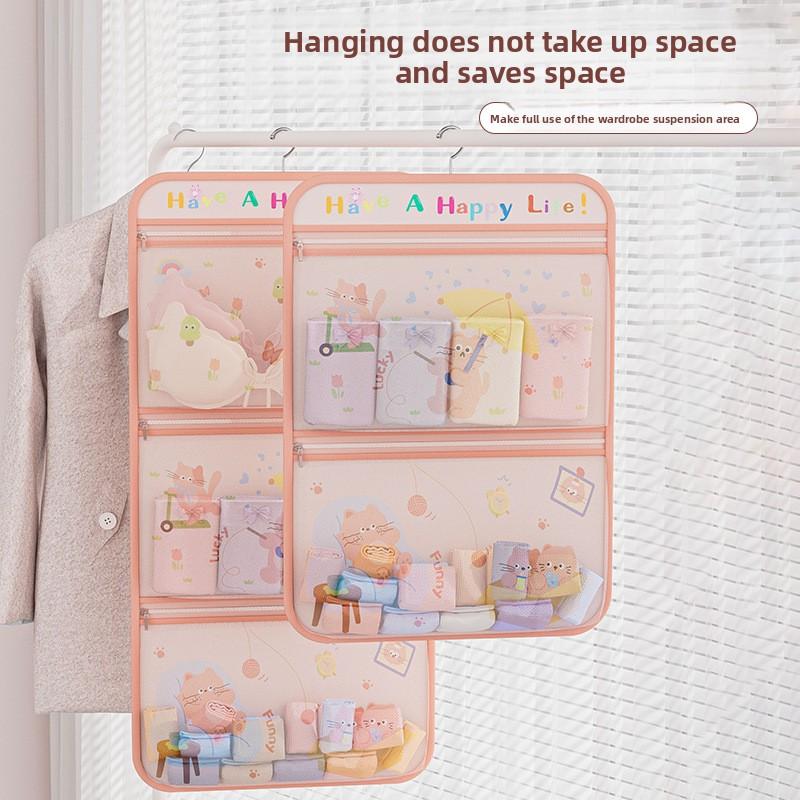 Multilayer Hanging Storage Organizer for Socks Underwear Wardrobe Door