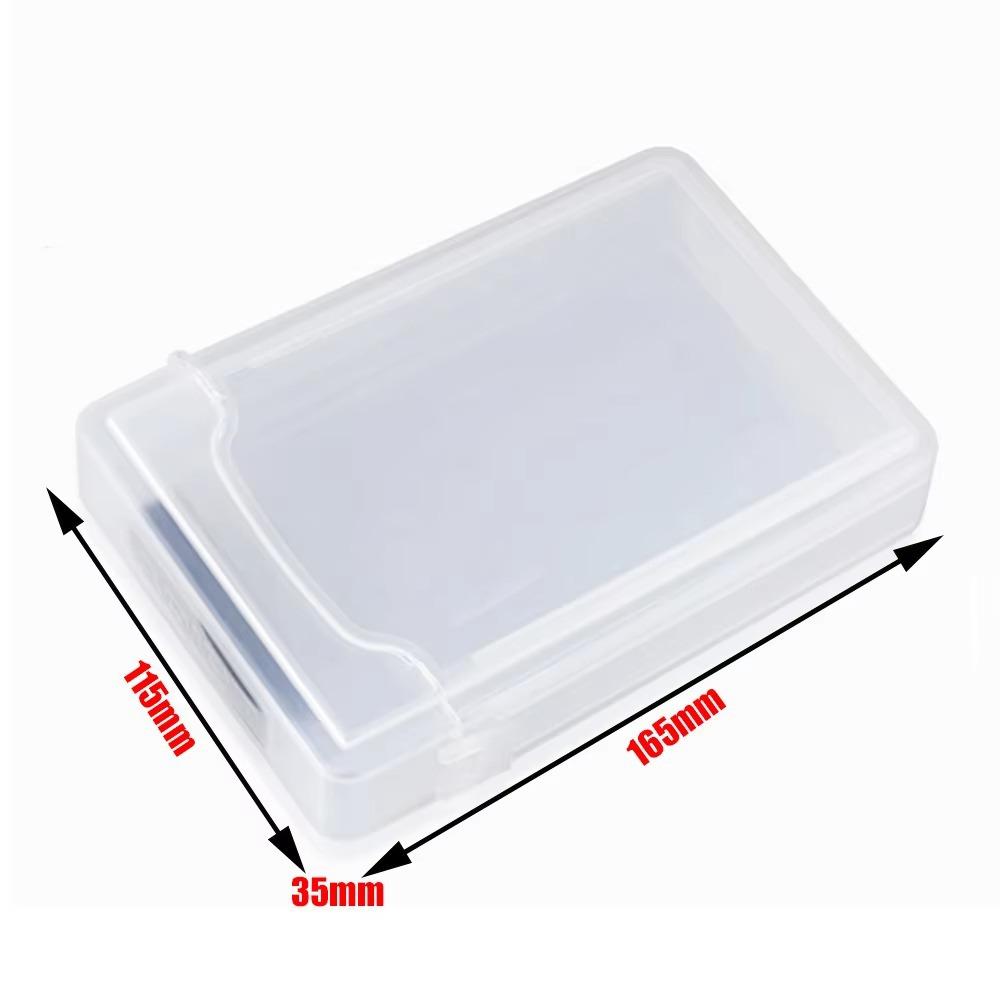 Storage Case Shockproof HDD Storage Box 2.5 Inch Plastic Hard Drive Storage Box 3.5 Inch IDE SATA Storage Box