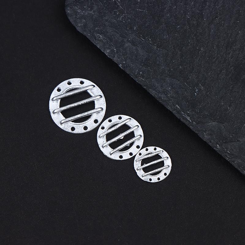 12Pcs Miniature Round Grille Porthole Outer Dia 12Mm/11Mm/8Mm Detailed Alloy Portholes For Miniscale Model Ship Boat Decoration