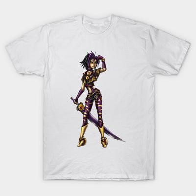 T Shirt Women Paine Gogo Tomago Sans Background Harajuku Print Kawaii Tshirt Summer Short Sleeve Female T-Shirt Top Tee