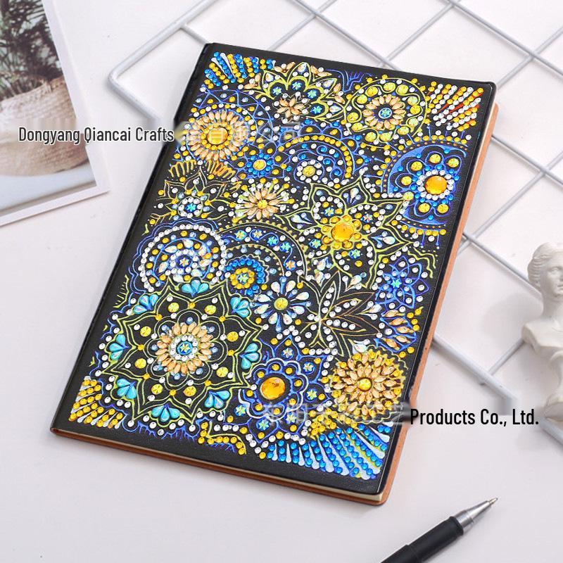 Diamond Painting DIY Notebook: Special-Shaped Shiny Design, 50 Pages, Perfect Christmas Holiday Gift