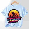 T-shirt Grafica per Festa, Outfit Streetwear Cool per Fan, Top per Ragazzi e Ragazze, Maglietta per Bambini a Tema Film Hot Stranger, alla Moda