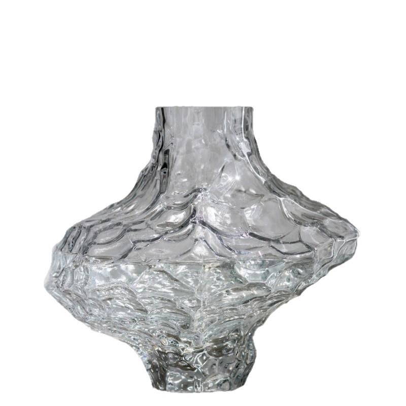 Luxuriöse Glasvase für Hydrokultur-Blumen: Elegante Wohndekoration für das Wohnzimmer