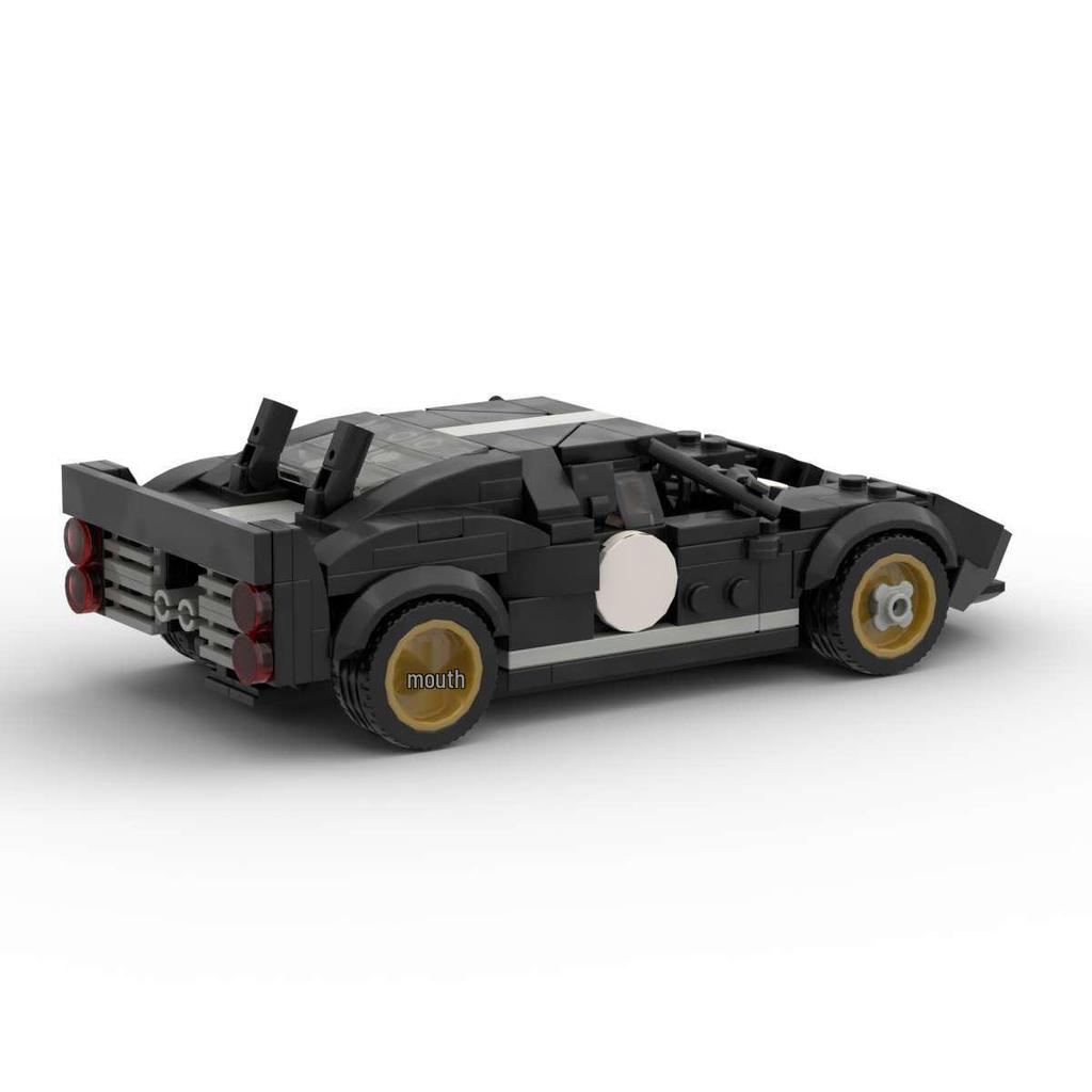 Creative Ford Racing Car Model: DIY MOC Building Blocks, Compatible with Lego – Perfect Gift for Car Enthusiasts & Kids