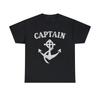 Retro Captain Of The Ship Graphic Tee Shirt, S-5XL